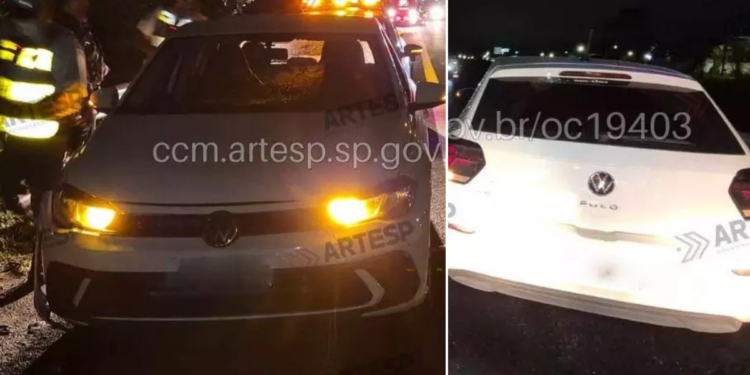 Pedestre morre após ser atropelado por dois carros em rodovia no litoral de SP