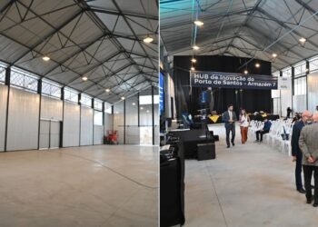 Armazém do Porto de Santos é revitalizado e vira centro de tecnologia e educação