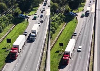 Pedestre morre atropelado por carreta na Rodovia Cônego Domênico Rangoni; VÍDEO